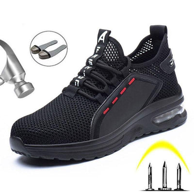 Chaussures de sécurité : confortables, légères et respirantes avec bulles d'air