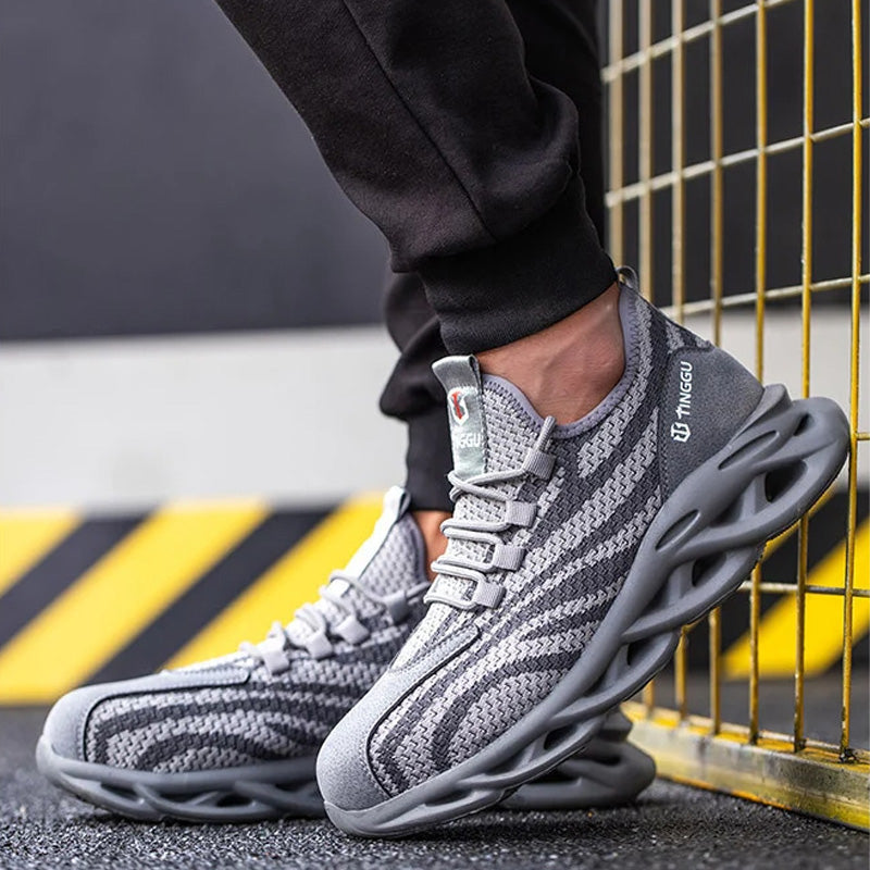 Chaussures de sécurité légères avec embout en acier