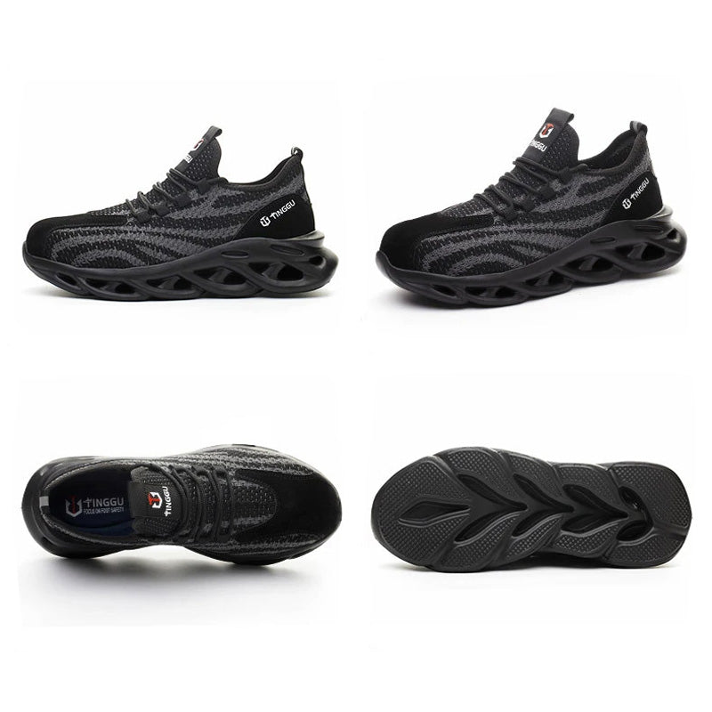 Chaussures de sécurité légères avec embout en acier