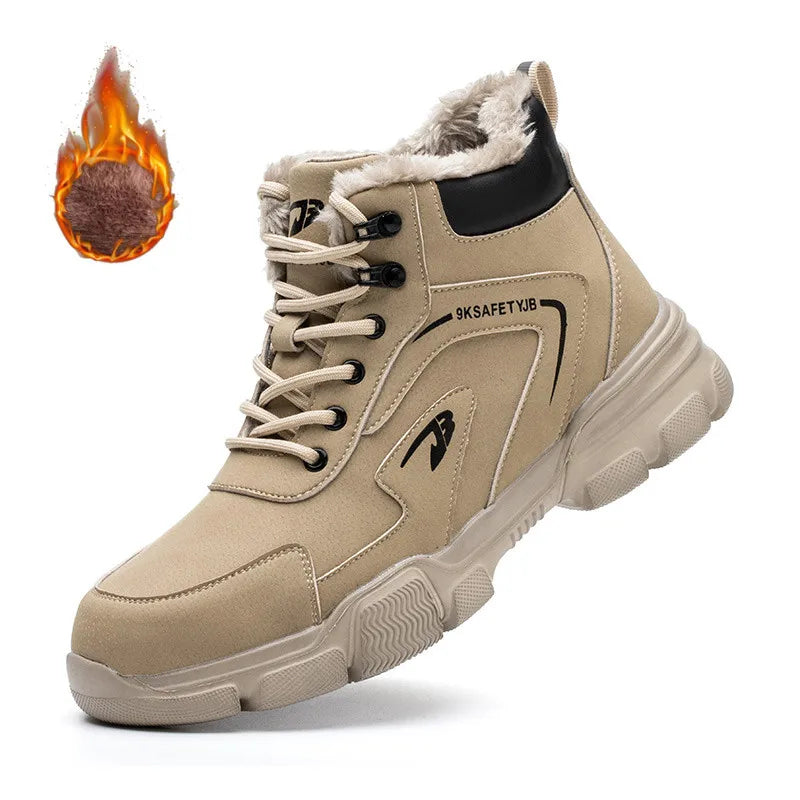 Chaussures de sécurité montantes avec embout en acier