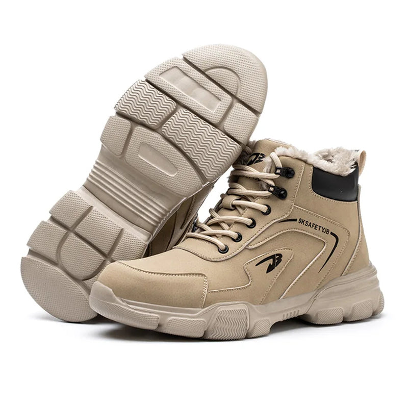 Chaussures de sécurité montantes avec embout en acier