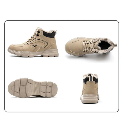 Chaussures de sécurité montantes avec embout en acier